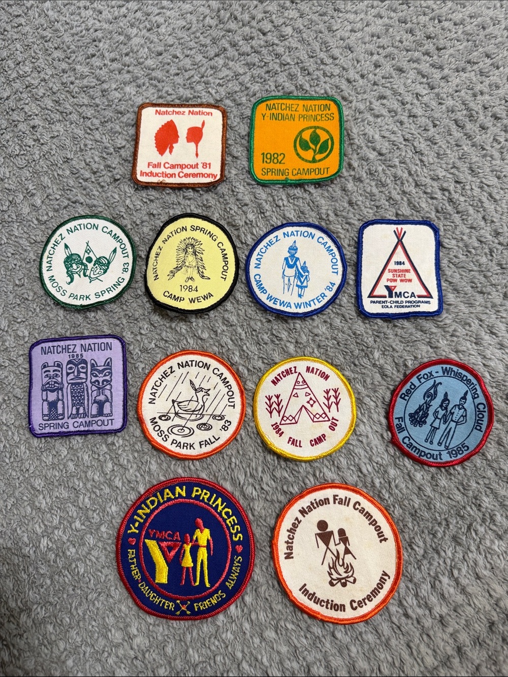 Vintage Camp Wewa NN Patches